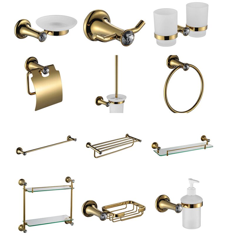Sistema de lujo completo de los accesorios del cuarto de baño del hardware de la decoración del tocador del diseño moderno del hotel barato