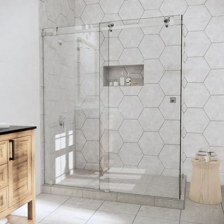 Affordable Sliding No Borders Shower Doors Factory Direct Wholesale, Custom Sizes