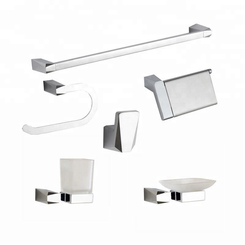 Hot Chinese Products Diamond Bathroom Accessories Set Modern Design Bathroom Accessory