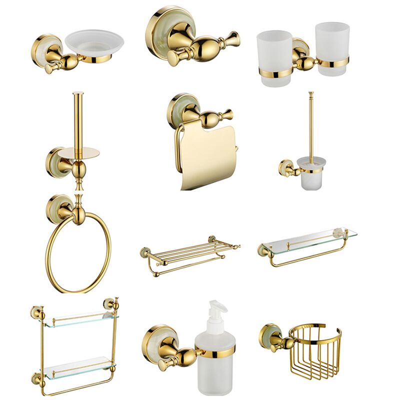 MOPO luxury high quality brass golden and rose gold home bathroom products accessories set fitting for hotel Wholesale hotel and home luxury jade color resin pattern high quality brass bathroom accessories Set 1 3500a MOPO luxury high quality brass golden and rose gold home bathroom products accessories set fitting for hotel - Image 8