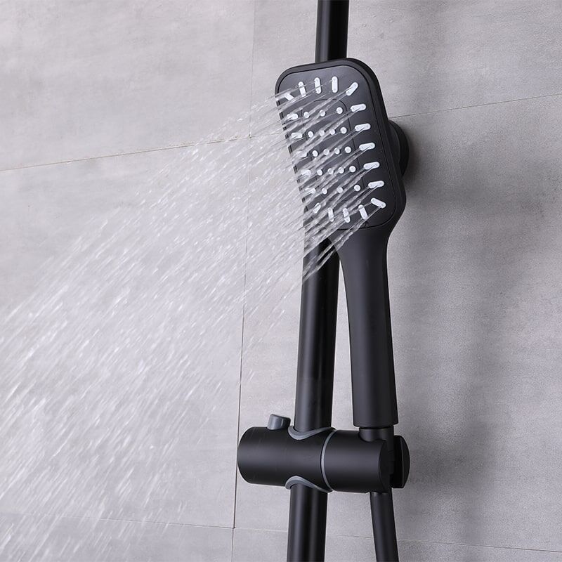 High-quality manufacturing black wall-mounted shower faucet handheld shower set MP LT088 shower 6088H 5 min bathroom shower set