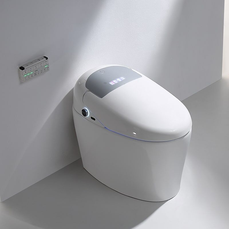 Modern electric smart one piece toilet wc luxury toilet automatic white smart toilet bidet toilet M7 2 10 min Automatic bathroom smart toilet smart toilet
