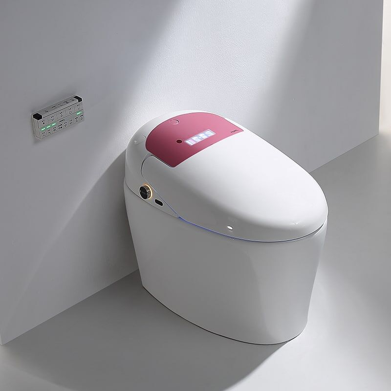 Modern electric smart one piece toilet wc luxury toilet automatic white smart toilet bidet toilet M7 2 12 min Automatic bathroom smart toilet smart toilet