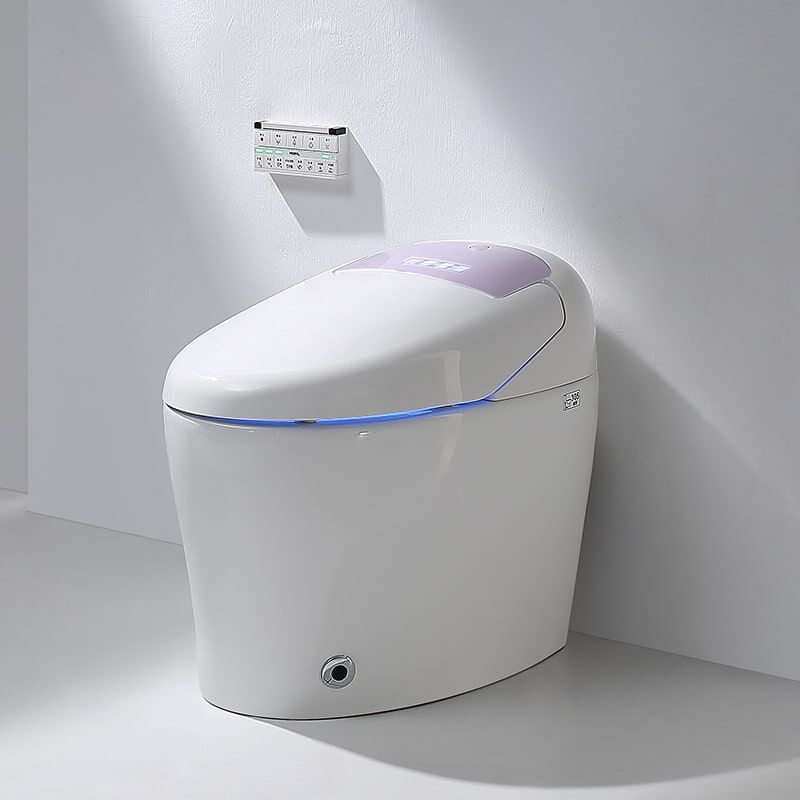 Modern electric smart one piece toilet wc luxury toilet automatic white smart toilet bidet toilet M7 2 7 min New design clean smart toilet in bathroom