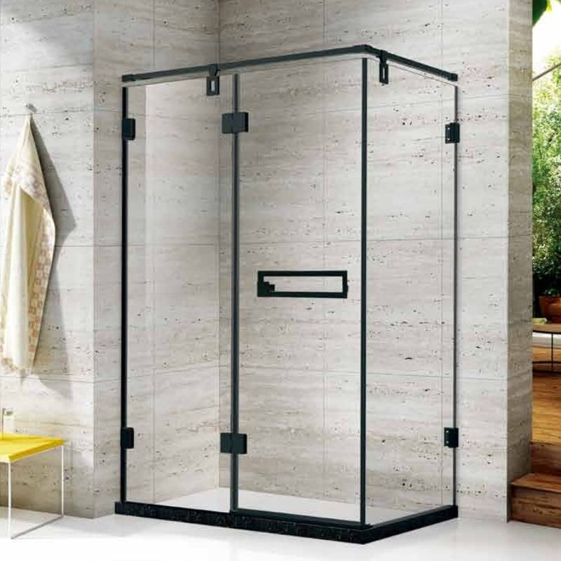 Aluminum White Tempered Glass Straight Hotel Bathroom Sliding Shower Door MP KE672 VK E61006 min Sliding 8mm tempered glass shower door