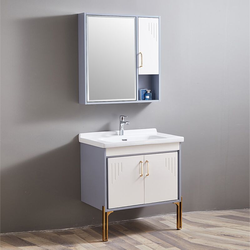 Wholesale manufacturing modern minimalist style solid wood bathroom cabinet with mirror MP MR214 cabinet mp MP 2214 3 bathroom bathroom cabinet