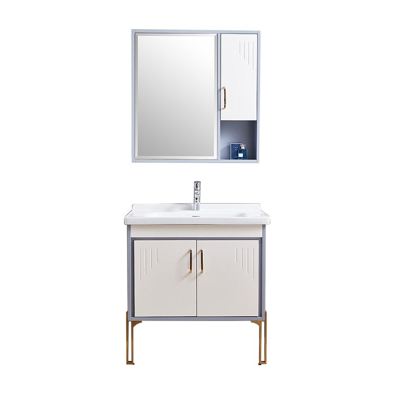 Wholesale manufacturing modern minimalist style solid wood bathroom cabinet with mirror MP MR214 cabinet mp MP 2214 6 New Bathroom Cabinet Wall Mounted