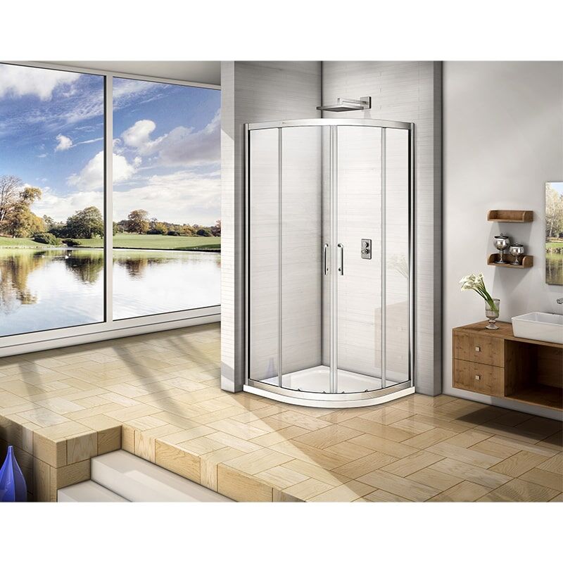 OEM Custom Bathroom Sanitary Ware Sliding Tempered Glass Bathroom Shower Door shower door QM min Custom Tempered Glass Shower Door