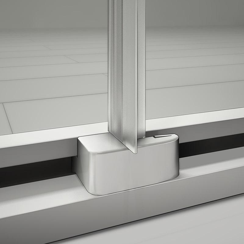 OEM Custom Bathroom Sanitary Ware Sliding Tempered Glass Bathroom Shower Door shower doorQR99 03 min Custom Tempered Glass Shower Door