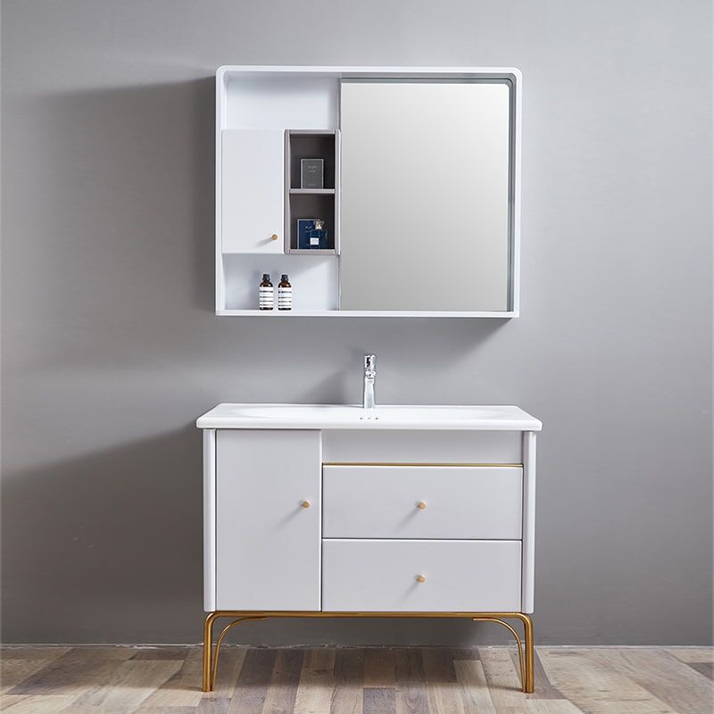Modern Design Bathroom Furniture Small Size Floor Standing Solid Wood Bathroom Cabinet cabinet MP 2219 13 min 1 Modern Style 304 High Quality Stainless Steel Bathroom Cabinet