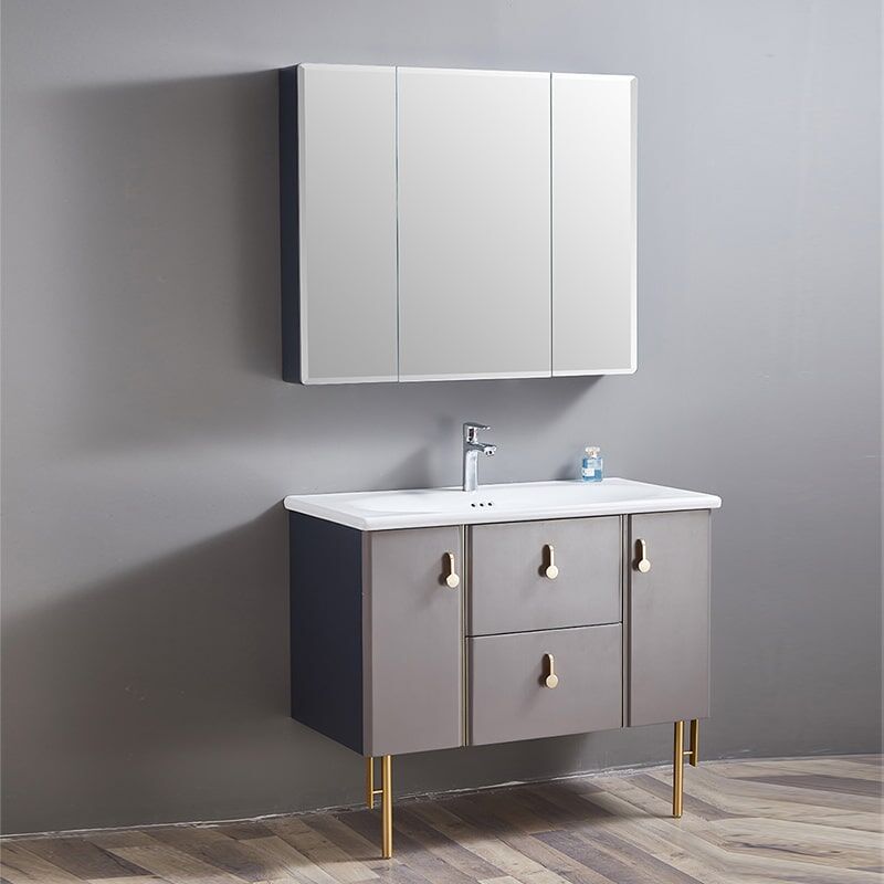 Modern Design Bathroom Furniture Small Size Floor Standing Solid Wood Bathroom Cabinet cabinet MP 2219 6 min Small size solid wood bathroom cabinet MP-2219