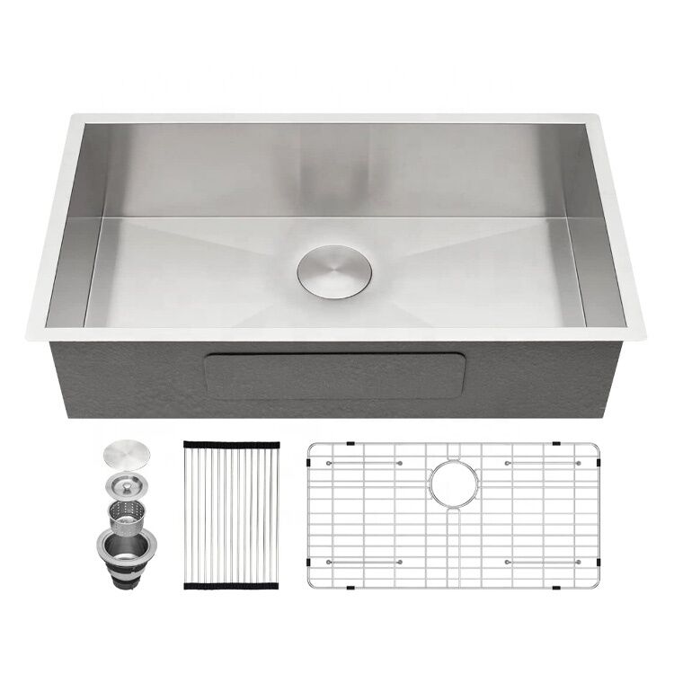 32 Inch Drop in Single Bowl Kitchen Sink 18 Gauge Stainless Steel Undermount Handmade Kitchen Sink 32 Inch Drop in Single Bowl Kitchen 32 Inch Drop in Single Bowl Kitchen Sink 18 Gauge Stainless Steel Undermount Handmade Kitchen Sink