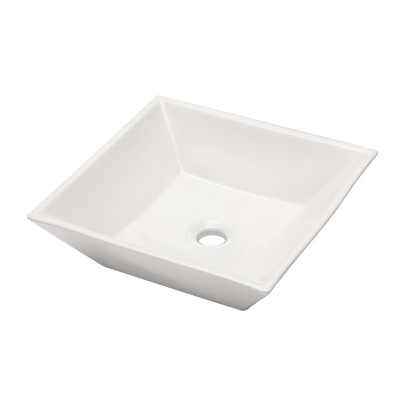 Above Counter Ceramic Vessel Bathroom Sink Compact Square Porcelain for Handwashing Apartments Counter Top Wash Basin Above Counter Ceramic Vessel Bathroom Sink Above Counter Ceramic Vessel Bathroom Sink Compact Square Porcelain for Handwashing Apartments Counter Top Wash Basin