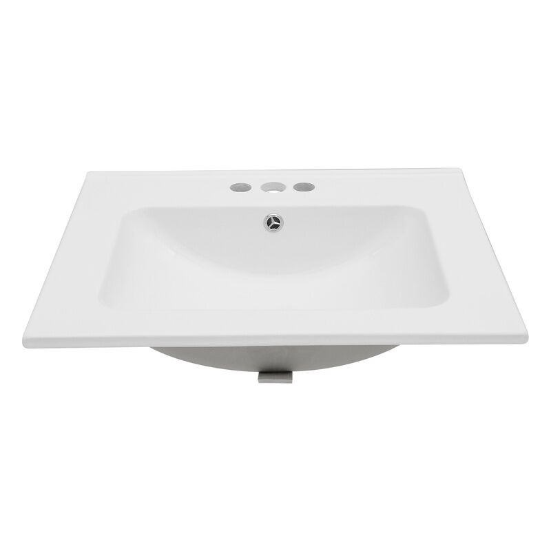 Bathroom Different Size Drop in Thin Rectangular Well Made Forever Ceramic Vanity Top Sink with One or Three Faucet Holes Bathroom Different Size Drop in Thin Bathroom Different Size Drop in Thin Rectangular Well Made Forever Ceramic Vanity Top Sink with One or Three Faucet Holes