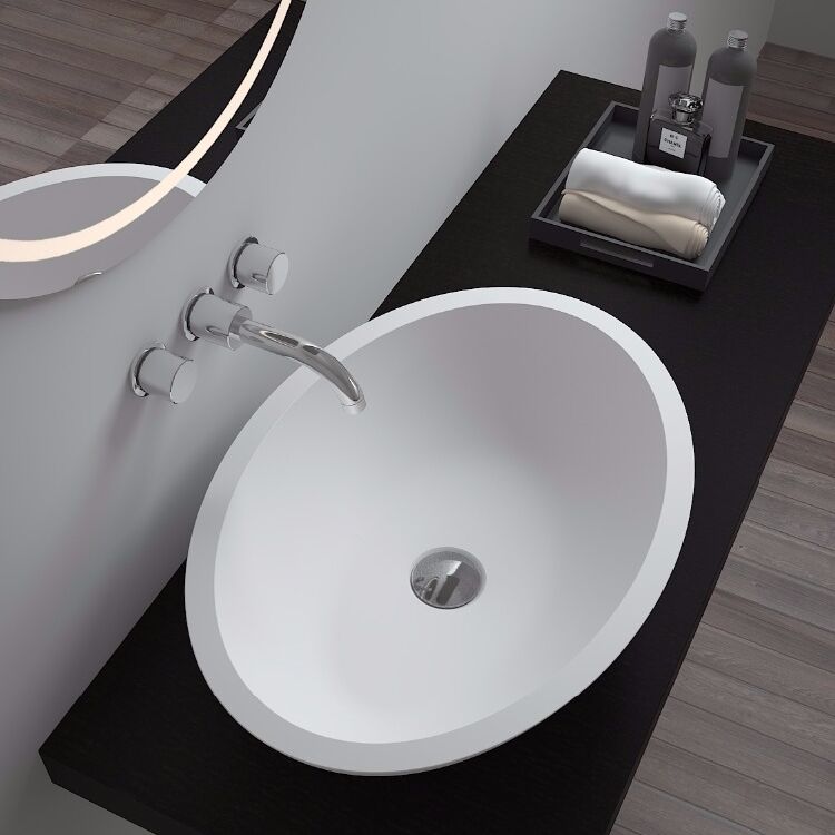 Bellissimo Solid Surface Sink Bathroom Oval Basin Factory Basin Manufacture Bellissimo Solid Surface Sink Bathroom Oval Bellissimo Solid Surface Sink Bathroom Oval Basin Factory Basin Manufacture