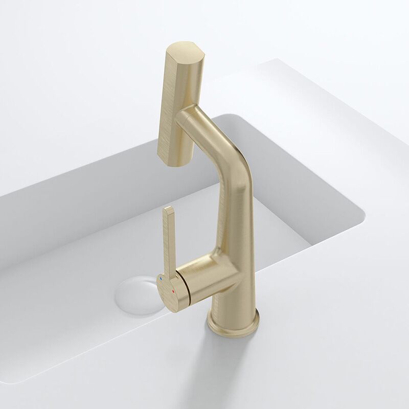 Brushed Gold Brass Waterfall Bathroom Sink Faucets Pull Out Bathroom Sink Faucet with 360° Rotaty Rainfall Rotating Spou Brushed Gold Modern Pull Out Bathroom Sink Faucet with Waterfall Rotating Spout 8 Brushed Gold Brass Waterfall Bathroom Sink Faucets Pull Out Bathroom Sink Faucet with 360° Rotaty Rainfall Rotating Spou - Image 6