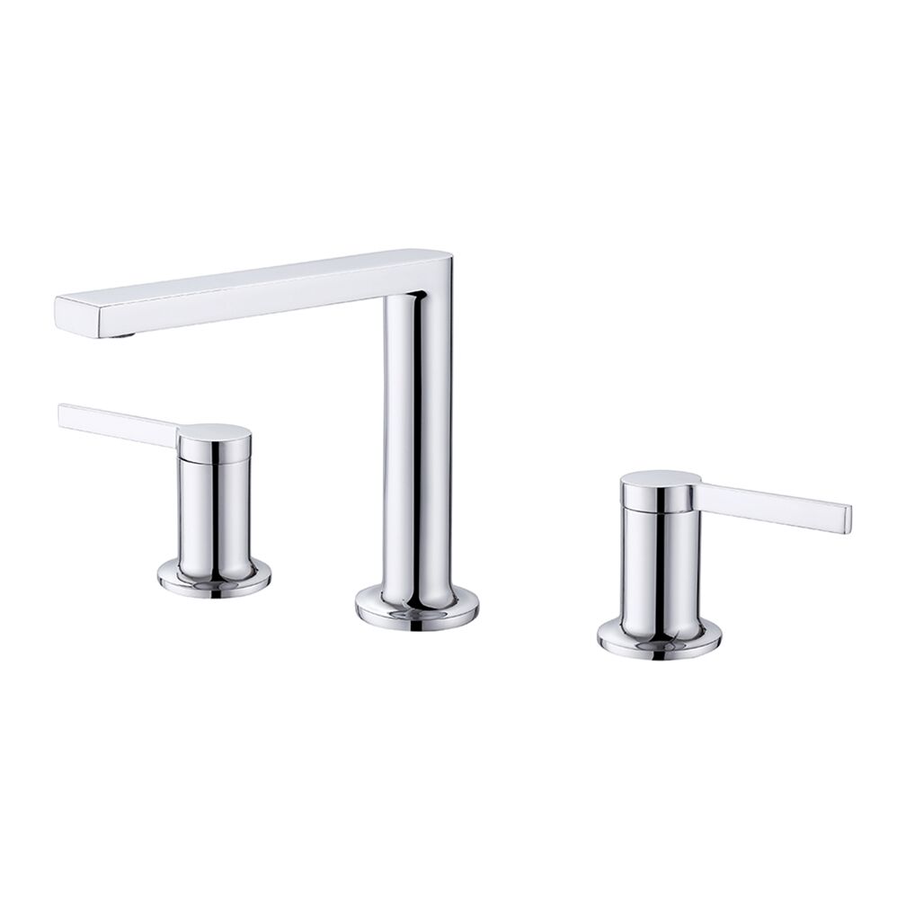 Brushed Nickel 3 Hole Basin Faucet Dual Handle Water Tap Round Shape Brass Bathroom Sink Faucet Brushed Nickel 3 Hole Basin Faucet Dual Brushed Nickel 3 Hole Basin Faucet Dual Handle Water Tap Round Shape Brass Bathroom Sink Faucet