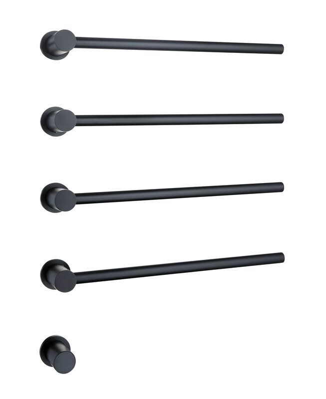 Customizable 4-Bar Electric Matt Black Towel Radiator Easy Clean Wall Mounted Bathroom Towel Holder Set for Hotels Kitchens Customizable 4 Bar Electric Matt Black Customizable 4-Bar Electric Matt Black Towel Radiator Easy Clean Wall Mounted Bathroom Towel Holder Set for Hotels Kitchens