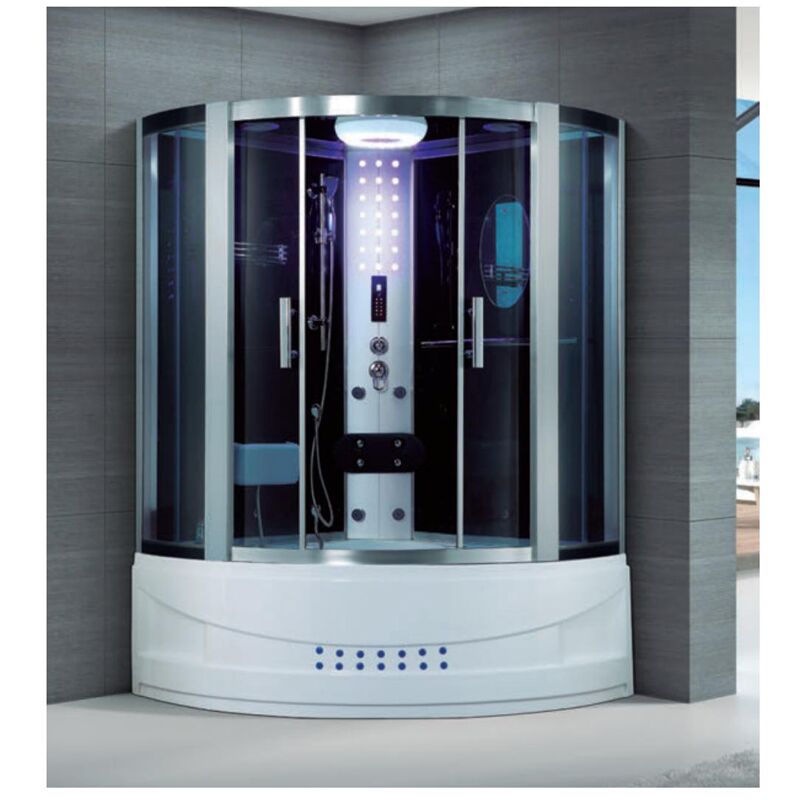 China Supplier hotel Functional Bathroom Hydro Massage Steam Shower Cabin Combos Factory Direct Hot Selling Luxury Framed Shower Unit steam room Shower Rooms/bath Shower Rooms Cabin,Steam Shower Cabin