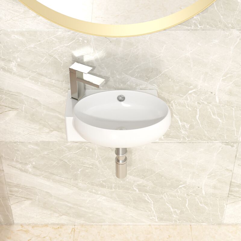 Factory Direct Selling Modern Design Wall Hung Wash Basin Handmade Ceramic for Home or Hotel Factory Direct Selling Modern Design Wall Factory Direct Selling Modern Design Wall Hung Wash Basin Handmade Ceramic for Home or Hotel