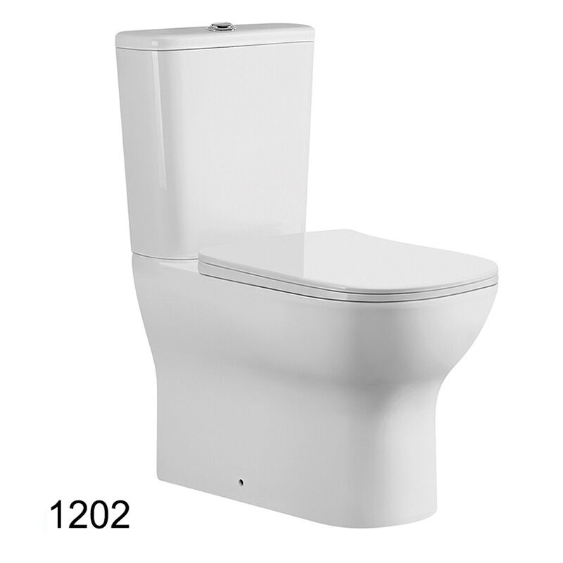 Factory Wholesale Ceramic Toilets White Color Sanitary Wares 2 Piece Toilet Water Closet Toilet