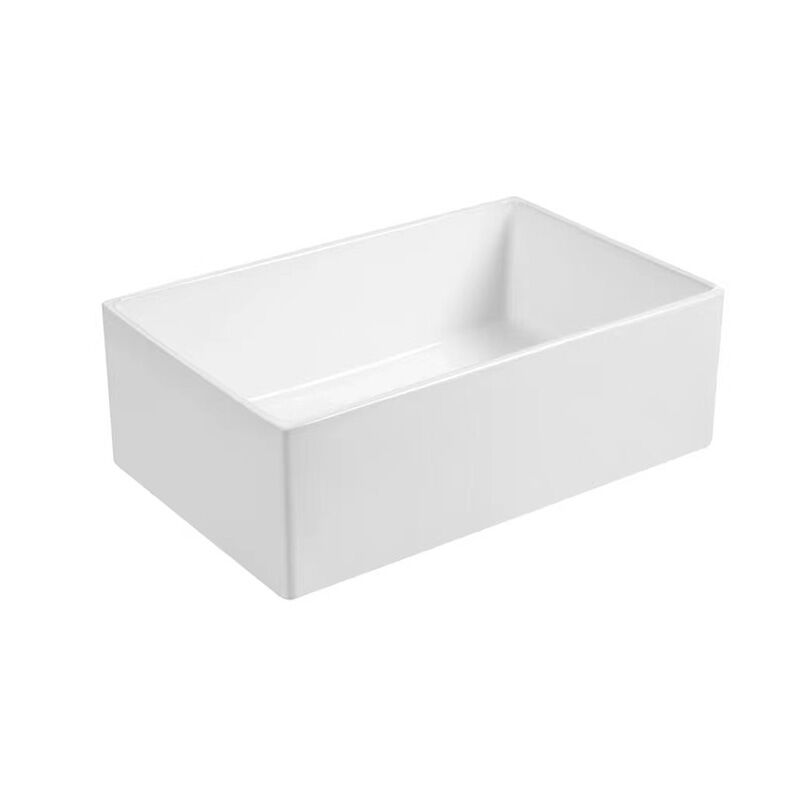 Farmhouse Sink Deep Single Bowl White Ceramic Porcelain Fireclay White Apron-Front Kitchen Farm House Sink Farmhouse Sink Deep Single Bowl White Ceramic Porcelain Fireclay White Apron Front Kitchen Farm House Sink 1 B3319 Farmhouse Sink Deep Single Bowl White Ceramic Porcelain Fireclay White Apron-Front Kitchen Farm House Sink