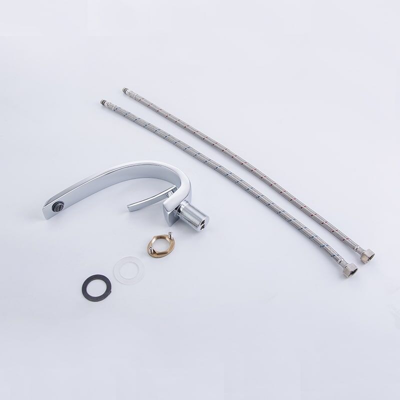 European Style Single Handle Faucet Sanitary New Design Brass Chrome Faucets for Bathroom Washbasins Faucet China Modern Style Single Handle Wholesale Bathroom Basin Sinks Mixer Tap Faucet 6 European Style Single Handle Faucet Sanitary New Design Brass Chrome Faucets for Bathroom Washbasins - Image 2