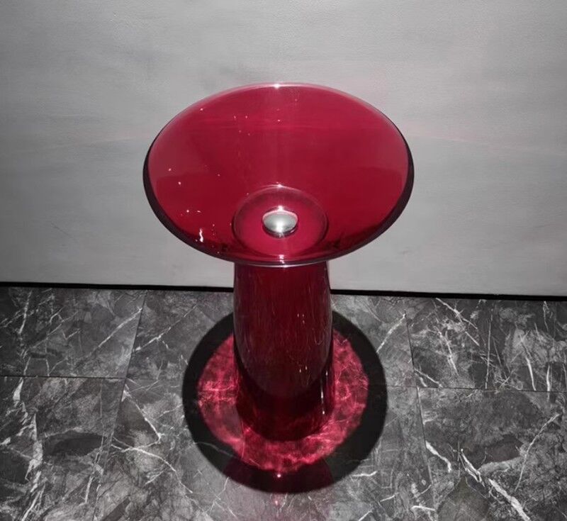 Floor-standing Crystal Transparent Wash Basin with Drainer, High-end Artistic Sense for Hotel Floor standing Crystal Transparent Wash Basin Floor-standing Crystal Transparent Wash Basin with Drainer, High-end Artistic Sense for Hotel