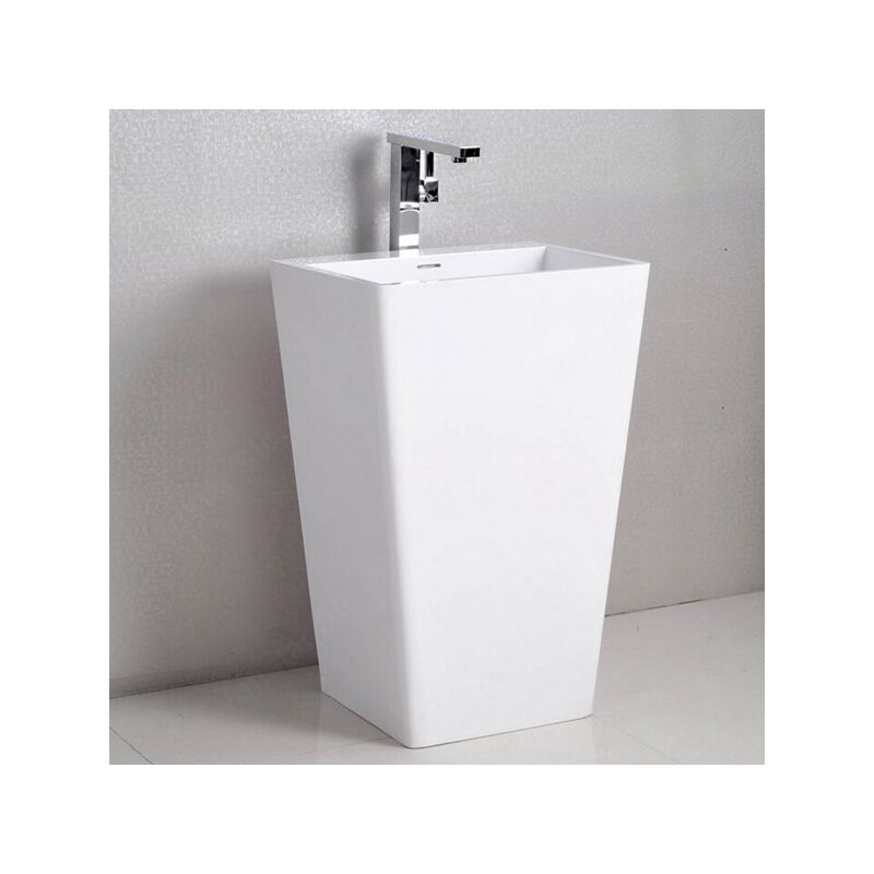 High Quality Artificial Stone Floor Standing Solid Surface Bathroom Hand Wash Basin With Pedestal for Villa High Quality Artificial Stone Floor Standing High Quality Artificial Stone Floor Standing Solid Surface Bathroom Hand Wash Basin With Pedestal for Villa