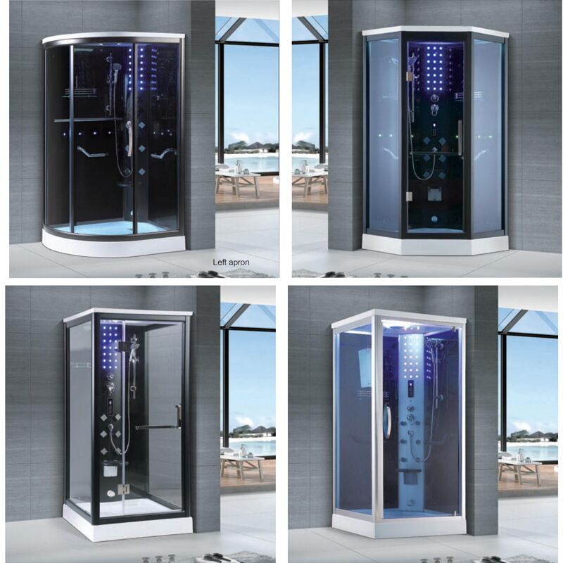 Wholesale Luxury Corner Massage Enclosed Steam Shower Room Sauna Combos Shower Cabin Home Steam Shower RoomSteam Bath Shower Steam Sauna Room,Cheap Shower Cabin