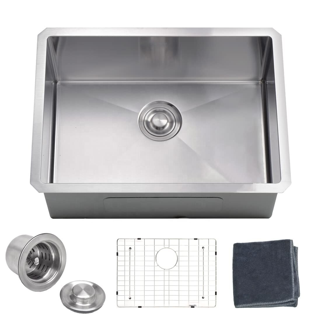 Hot Sale 25inch 18 Gauge Handmade Sink Stainless Steel Single Bowl Kitchen Sink for Hotel Hot Sale 25inch 18 Gauge Handmade Sink Hot Sale 25inch 18 Gauge Handmade Sink Stainless Steel Single Bowl Kitchen Sink for Hotel