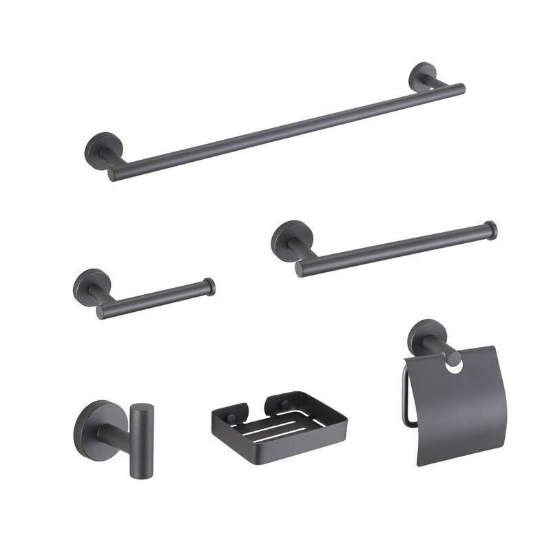 Hotel Project China Manufacturer 6 Pieces Stainless Steel Bathroom Accessories Set Hotel Project China Manufacturer 6 Pieces Hotel Project China Manufacturer 6 Pieces Stainless Steel Bathroom Accessories Set