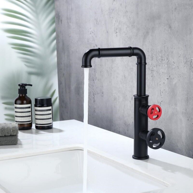Industrial Basin Mixer Faucet Tall Brass Dual Handle Deck Mounted Vanity Faucet Ceramic Value Bathroom Sink Faucet Industrial Basin Mixer Faucet Tall Brass Dual Industrial Basin Mixer Faucet Tall Brass Dual Handle Deck Mounted Vanity Faucet Ceramic Value Bathroom Sink Faucet