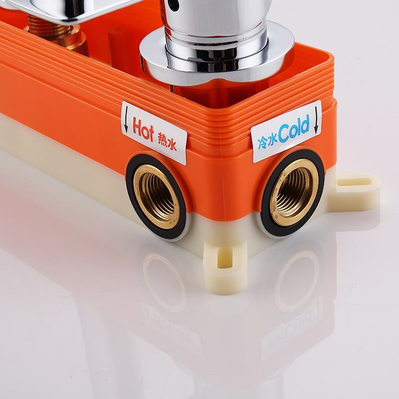 Wholesale Brass Hotel Bathroom Water Tap Single Lever Chrome Embedded Wall Mounted Hot And Cold Basin Faucet Latest arrival Hotel Bathroom water tap Single lever Chrome Embedded Wall mounted Hot and Cold Basin Faucet 27 Wholesale Brass Hotel Bathroom Water Tap Single Lever Chrome Embedded Wall Mounted Hot And Cold Basin Faucet - Image 9