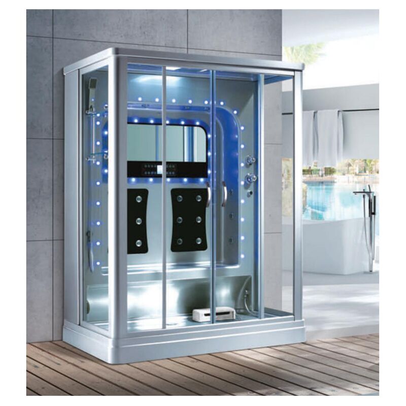 Wholesale Luxury Corner Massage Enclosed Steam Shower Room Sauna Combos Shower Cabin Luxurious Steam Shower Enclosure Computer Controlled Steam Shower Room,Dry Steam Sauna