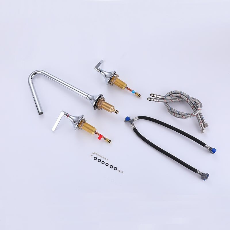 Luxury Faucets Mixers Taps - Basin Sink Faucet Modern Brass 2 Handle 3 Hole Basin Faucet Bathroom Luxury Faucets Mixers Taps Basin Sink Faucet Modern Brass 2 Handle 3 Hole Basin Faucet Bathroom 2 Luxury Faucets Mixers Taps - Basin Sink Faucet Modern Brass 2 Handle 3 Hole Basin Faucet Bathroom - Image 14