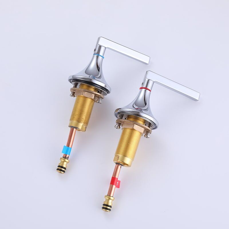 Luxury Faucets Mixers Taps - Basin Sink Faucet Modern Brass 2 Handle 3 Hole Basin Faucet Bathroom Luxury Faucets Mixers Taps Basin Sink Faucet Modern Brass 2 Handle 3 Hole Basin Faucet Bathroom 3 Luxury Faucets Mixers Taps - Basin Sink Faucet Modern Brass 2 Handle 3 Hole Basin Faucet Bathroom - Image 11