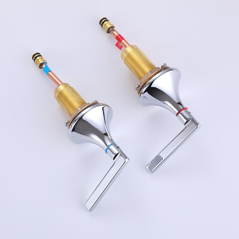Luxury Faucets Mixers Taps - Basin Sink Faucet Modern Brass 2 Handle 3 Hole Basin Faucet Bathroom Luxury Faucets Mixers Taps Basin Sink Faucet Modern Brass 2 Handle 3 Hole Basin Faucet Bathroom 4 Luxury Faucets Mixers Taps - Basin Sink Faucet Modern Brass 2 Handle 3 Hole Basin Faucet Bathroom - Image 12
