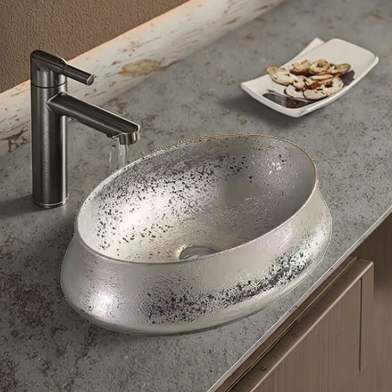 Luxury Villa Bathroom Basin European Style Ceramic Hand Wash Above Counter Sinks for Hotels Luxury Villa Bathroom Basin European Style Luxury Villa Bathroom Basin European Style Ceramic Hand Wash Above Counter Sinks for Hotels