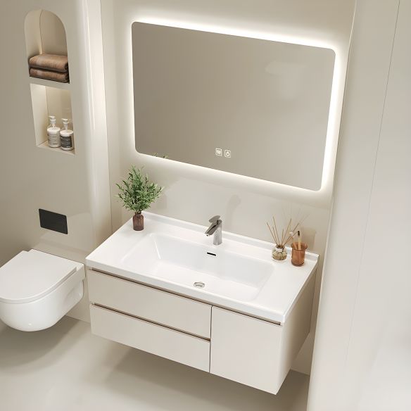 Cheap Bathroom Vanity with Ceramic Basin, Wall Mounted Cabinet MP BC 1092 Cheap Bathroom Vanity with Ceramic Basin Wall Mounted Cabinet Cheap Bathroom Vanity with Ceramic Basin, Wall Mounted Cabinet