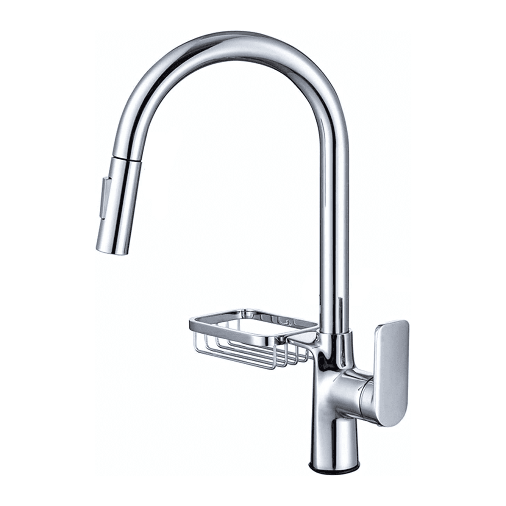 Brass Hot Sales Pull Down Kitchen Faucet With Sprayer and Soap Basket MP KF 1085 Brass Hot Sales Pull Down Kitchen Faucet With Sprayer and Soap Basket Brass Hot Sales Pull Down Kitchen Faucet With Sprayer and Soap Basket