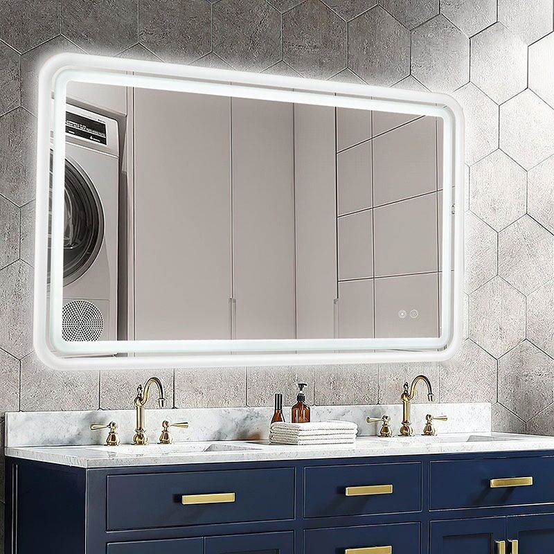 Smart LED Bathroom Mirror Wall-Mounted Anti-Fog Light Customizable Toilet Mirror MP LM 103 Smart LED Bathroom Mirror Wall Mounted Anti Fog Light Customizable Toilet Mirror Smart LED Bathroom Mirror Wall-Mounted Anti-Fog Light Customizable Toilet Mirror