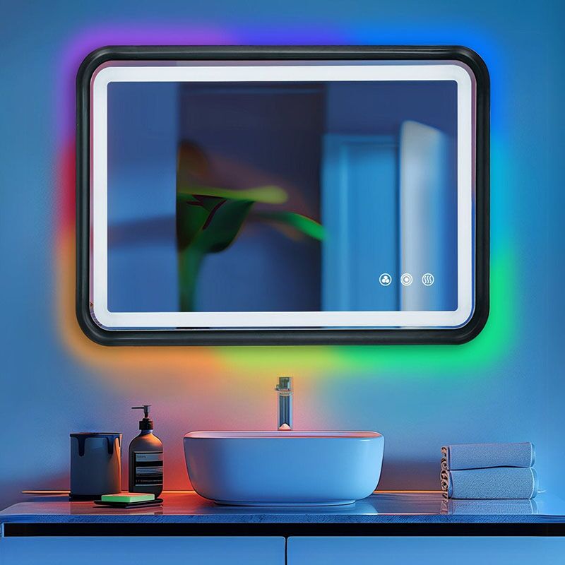 Modern Design Smart Bathroom Mirror Glass LED TV Mirror MP LM 1069 Modern Design Smart Bathroom Mirror Glass LED TV Mirror Modern Design Smart Bathroom Mirror Glass LED TV Mirror