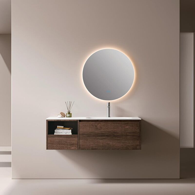 Modern Marble Vanity Set Walnut-Colored Bath Wall Mount for Bathroom Vanity MP RM2609 Modern Marble Vanity Set Walnut Colored Bath Wall Mount for Bathroom Vanity Modern Marble Vanity Set Walnut-Colored Bath Wall Mount for Bathroom Vanity