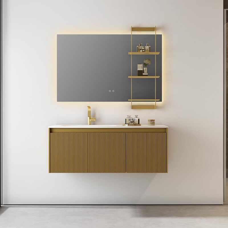 Modern European Style Sintered Stone Vanity LED Mirror MP RM2669 Modern European Style Sintered Stone Vanity LED Mirror Modern European Style Sintered Stone Vanity LED Mirror