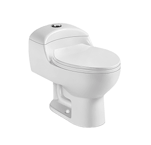 High Quality Bathroom Sanitary Simple Ivory Color One-piece Elongated Toilet