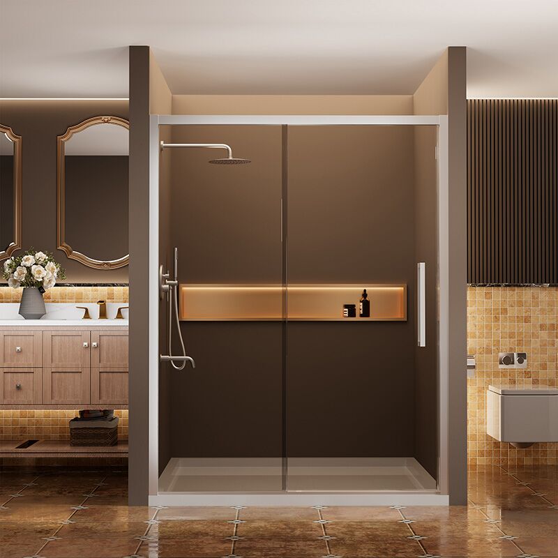 Bathroom Shower Glass Framed Tempered Glass Sliding Shower Door MP SD1022 Bathroom Shower Glass Framed Tempered Glass Sliding Shower Door Bathroom Shower Glass Framed Tempered Glass Sliding Shower Door