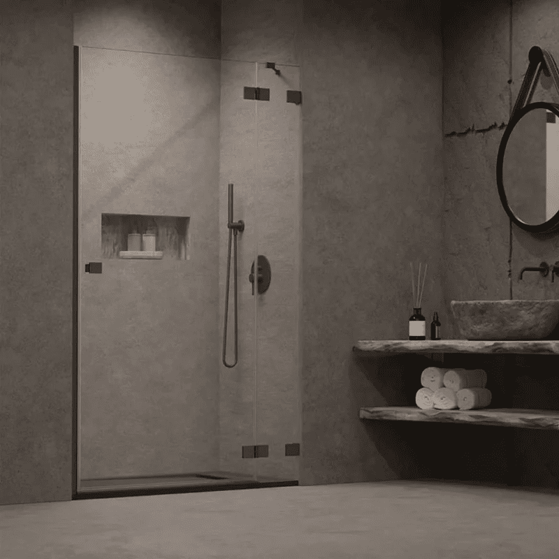 Tempered Glass Frameless Sliding Walk-In Shower Door MP SD1059 Tempered Glass Frameless Sliding Walk In Shower Door Tempered Glass Frameless Sliding Walk-In Shower Door