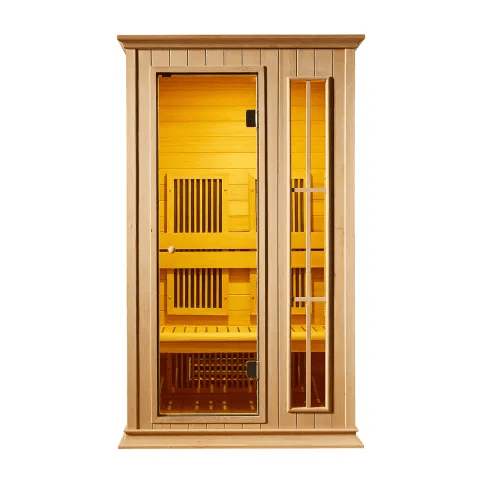 Factory Supply Hemlock Wood Mini Infrared Sauna Room Dry Wellness Sauna MP SR E023 Factory Supply Hemlock Wood Mini Infrared Sauna Room Dry Wellness Sauna Factory Supply Hemlock Wood Mini Infrared Sauna Room Dry Wellness Sauna