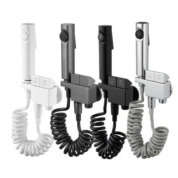 Bathroom brass handheld bidet sprayer Shattaf in toilet MP TS 1077 Bathroom brass handheld bidet sprayer Shattaf in toilet Bathroom brass handheld bidet sprayer Shattaf in toilet